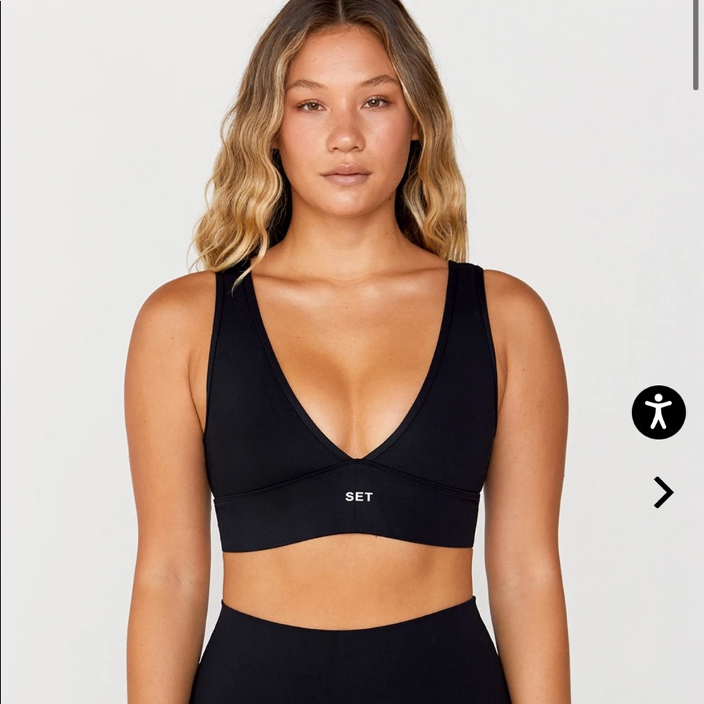 SETactive Sportbody V Bra in Onyx